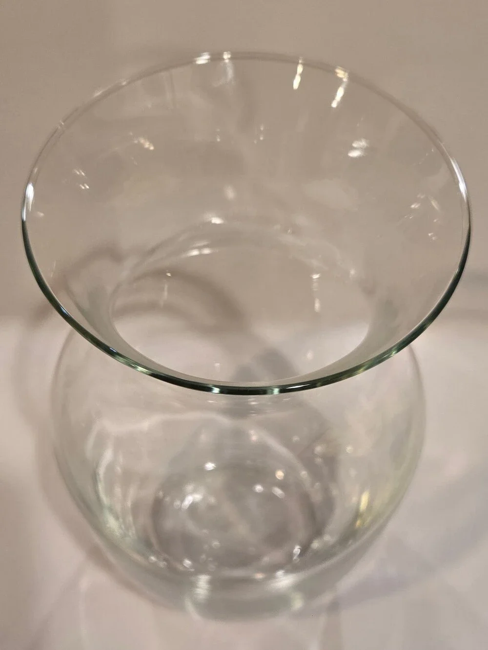 Clear Glass Decorative Honey Pot Vase - Home Accents